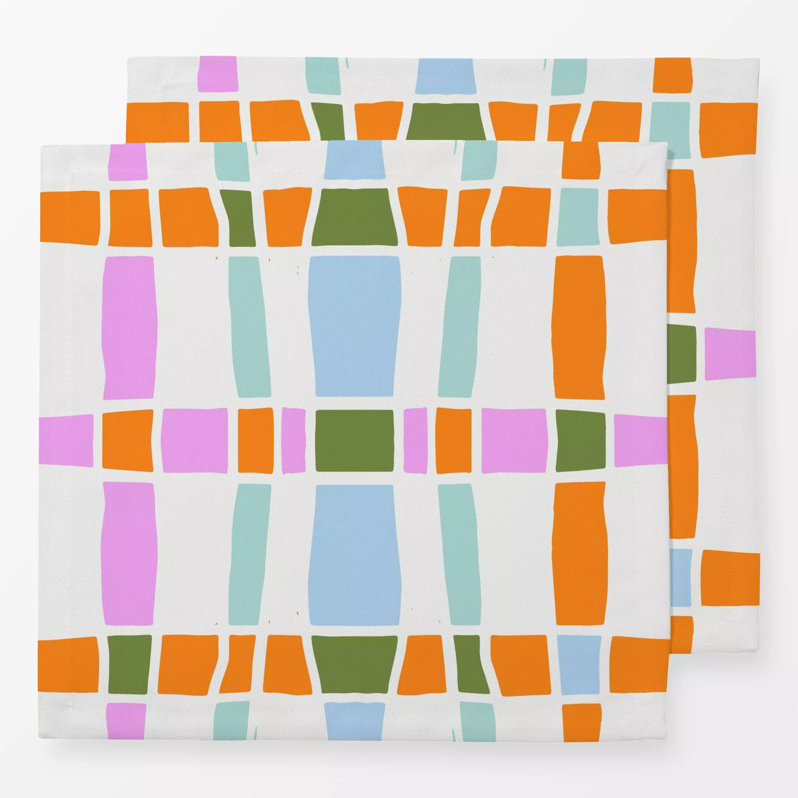 Servietten Herbst Streifen - Symbole & Muster - von „Patries Elisabeth"; minimal, Struktur, Linien, Streifen, Geometrisch, H...