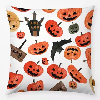 Kissen Halloween Kürbisse