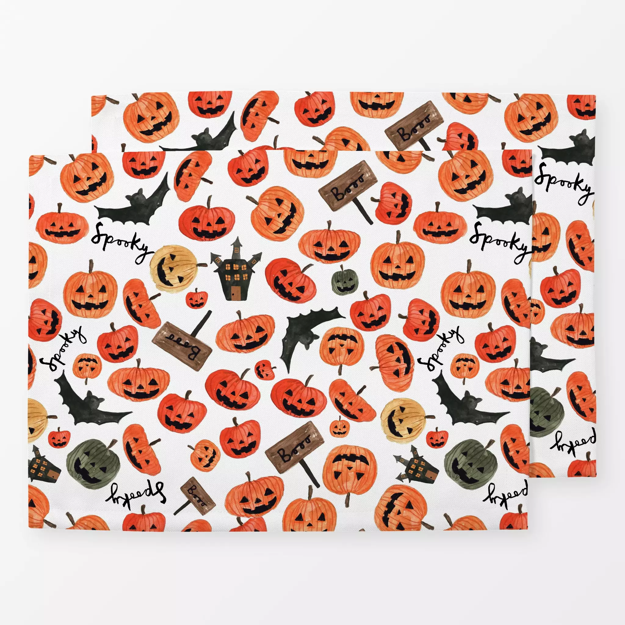 Tischset Tischset Halloween Kürbisse