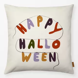 Kissen Happy Halloween Girlande