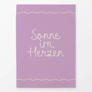 Geschirrtücher Sonne im Herzen flieder
