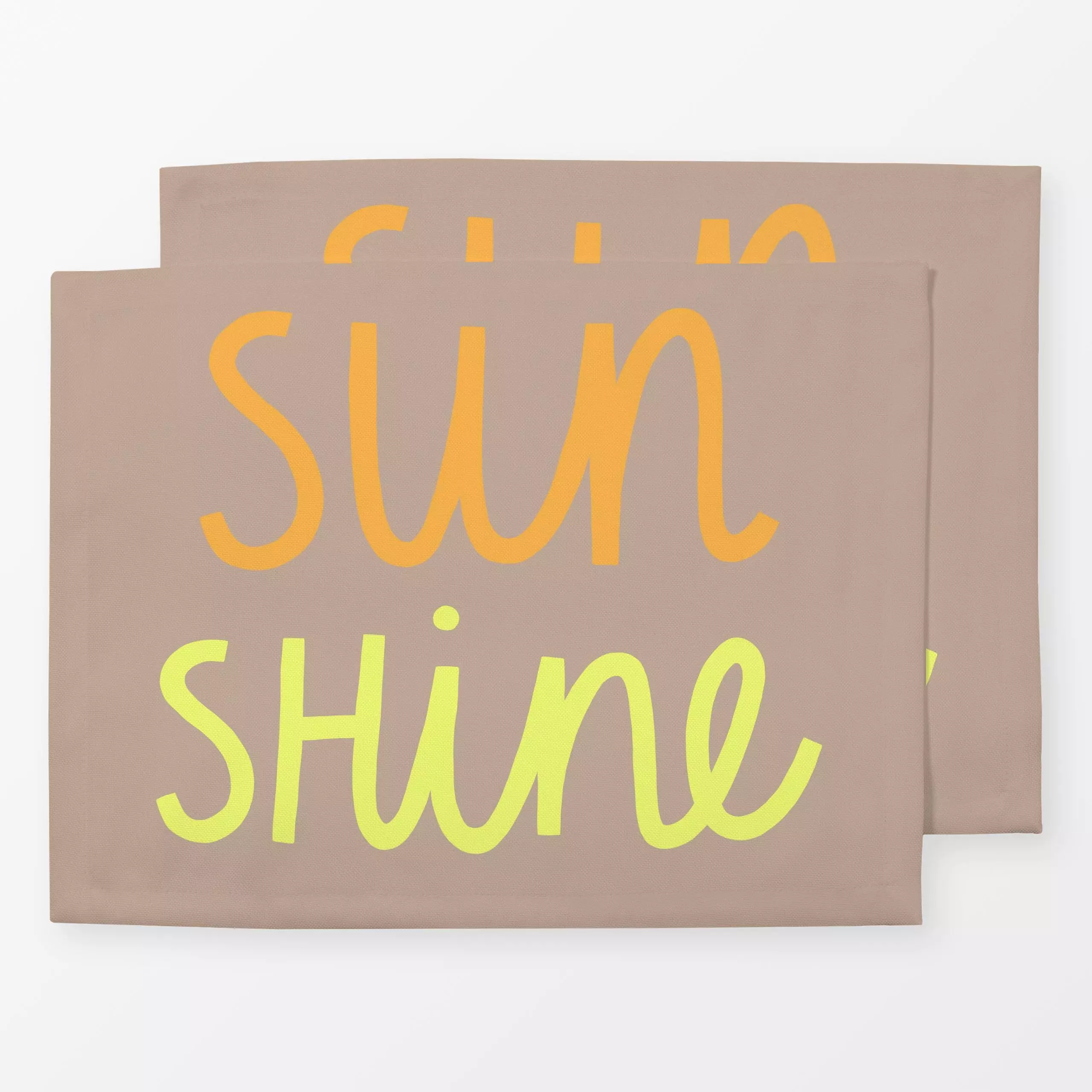 Tischset sunshine, Spruch, Sommer, von Studio Kesse