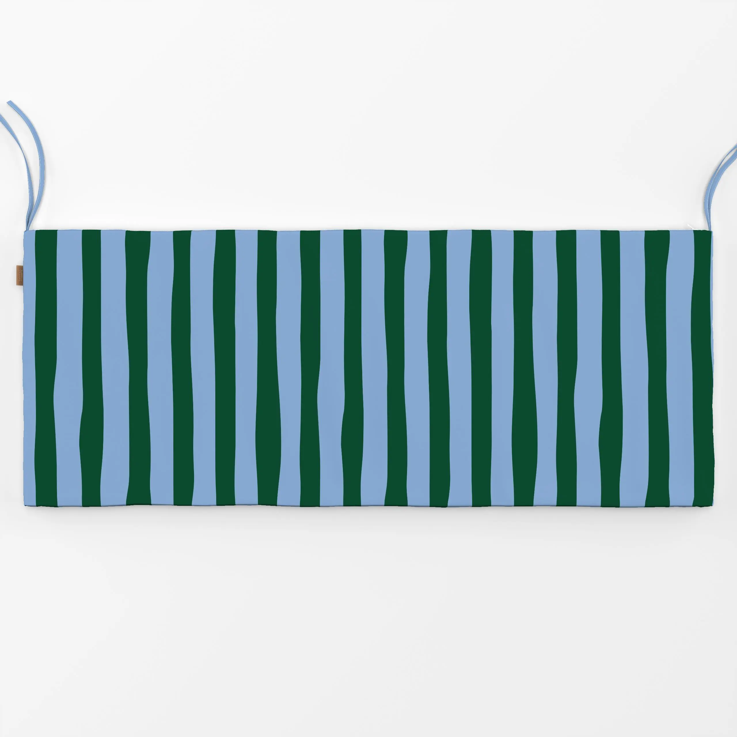 Bankauflage Streifen grün-blau - Sommer, Symbole & Muster - von „moDeern Design Studio"; Streifen, Sommer, gestreift, Streif...