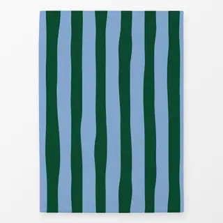 Geschirrtücher Streifen grün-blau