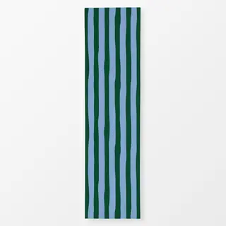 Tischläufer Streifen grün-blau