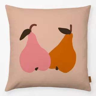 Kissen Zwei Birnen Pink Orange