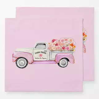 Servietten Sommer Pink