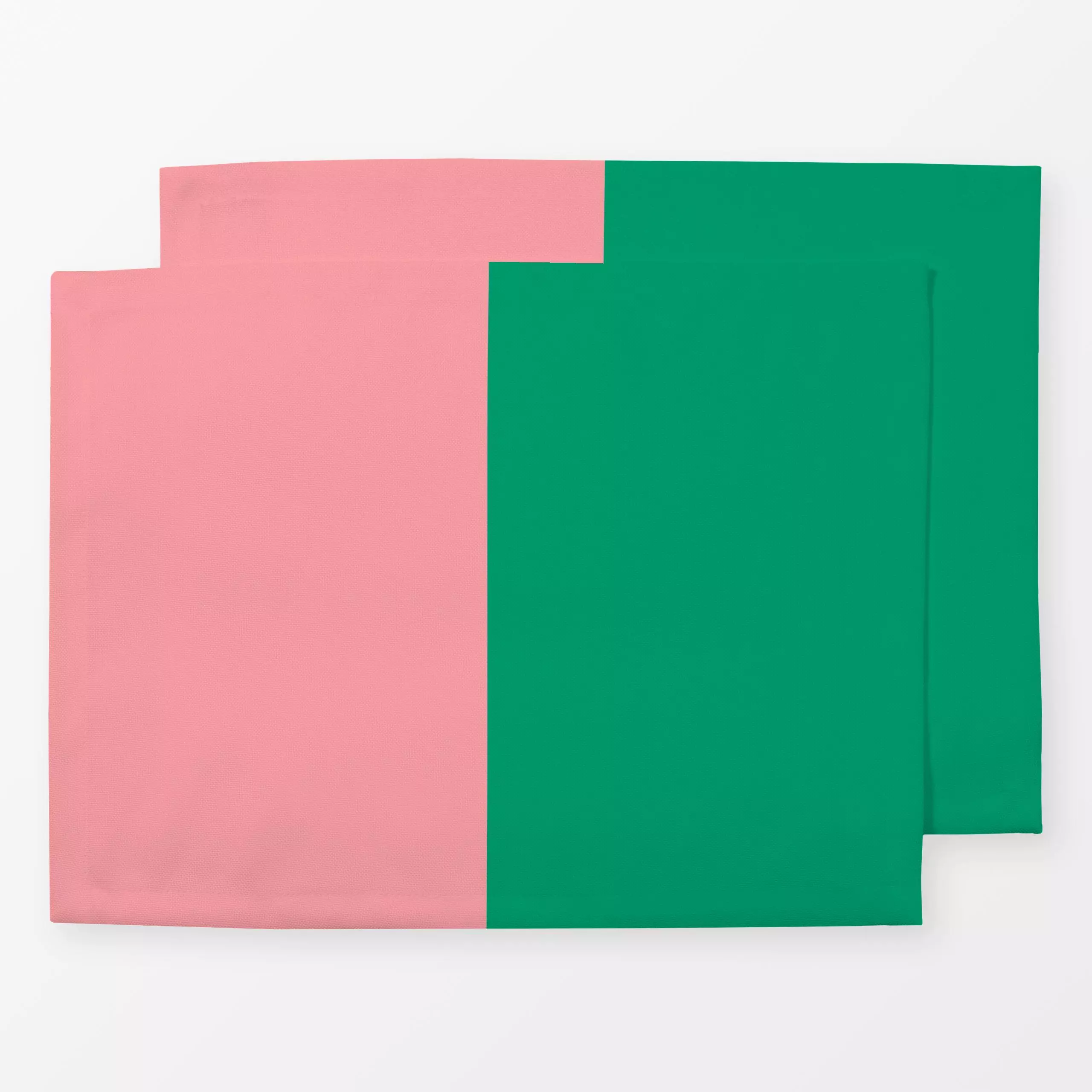 Tischset Fun Block Stripe - Symbole & Muster - von „Julia Schumacher"; Streifen, rosa, gestreift, peach, lachs, colourblocki...