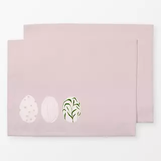 Tischset Ostereier Rosa