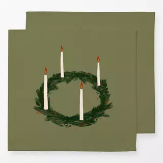 Servietten Vierter Advent