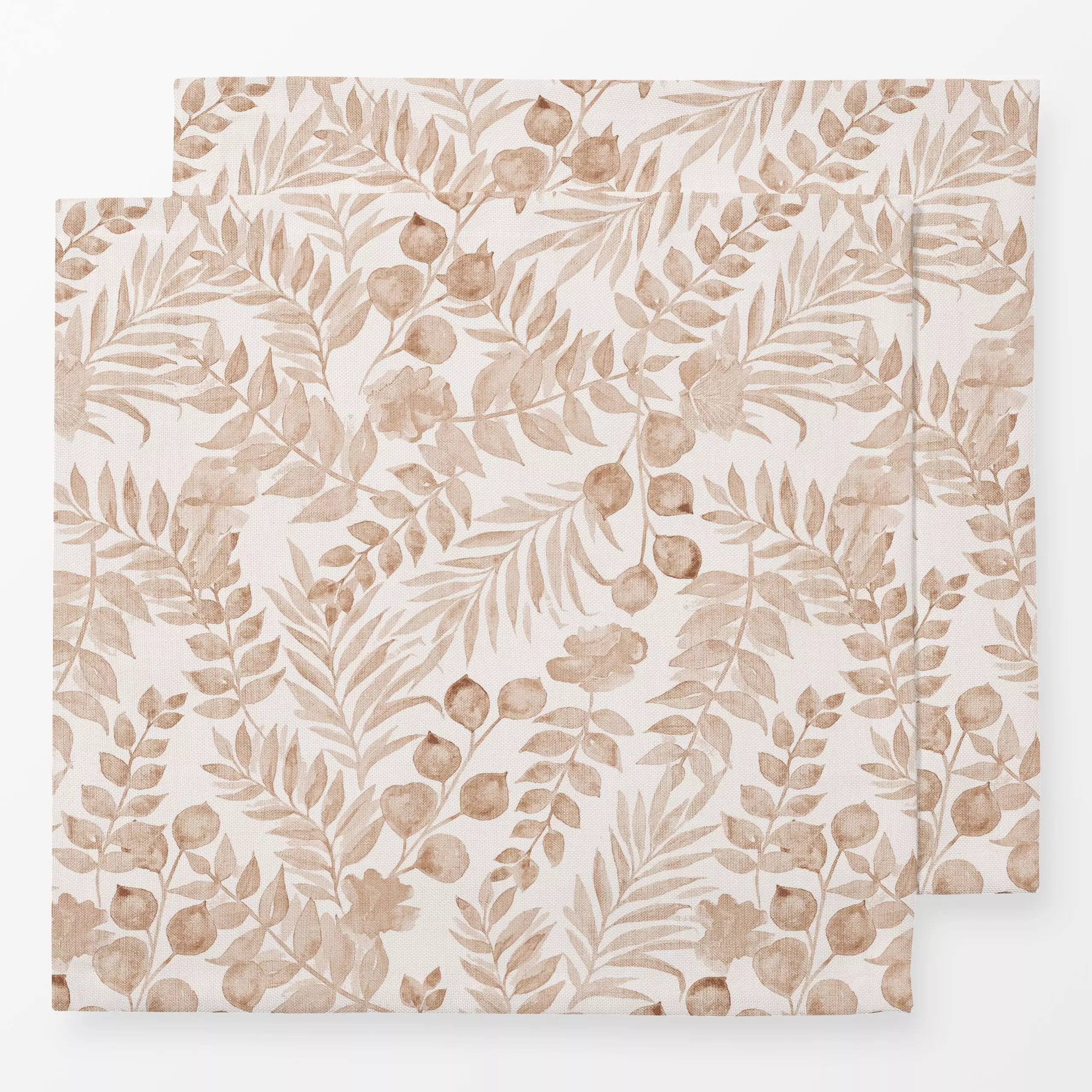 Servietten Cottage Spring Blätter Beige - Blumen & Florales, Pflanzen & Botanik - von „Bloomery Decor"; Trockenblumen, Blume...