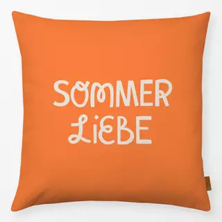 Kissen Sommerliebe orange