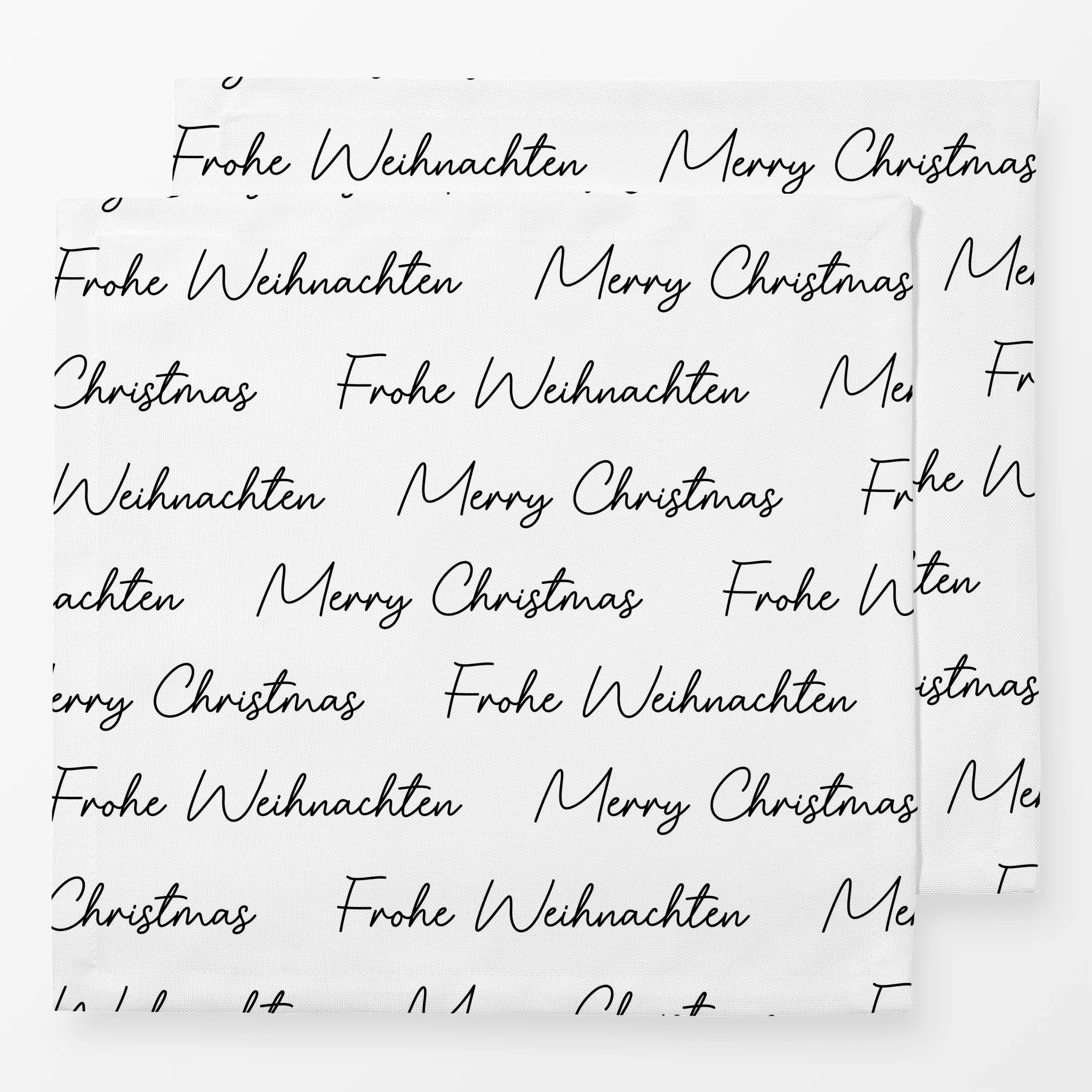 Servietten Frohe Weihnachten - Weihnachten, Winter - von „Studio Kesse x sweetlivinginterior"; Merry Christmas, Weihnachten,...