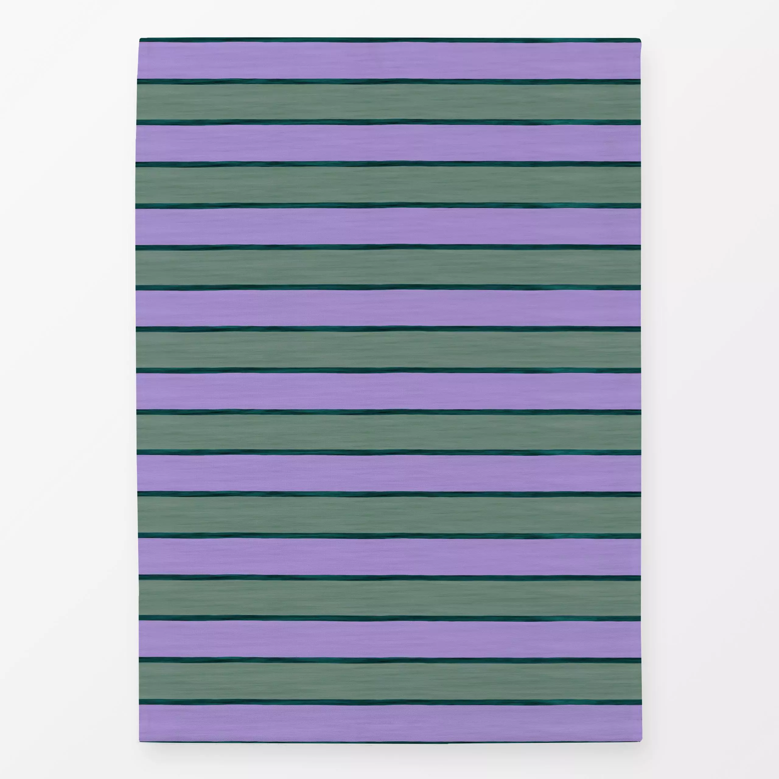 Geschirrtücher Streifen grün lila - Frühling, Sommer, Symbole & Muster - von „Studio Kesse"; Streifen, Gartendeko, Streifenm...