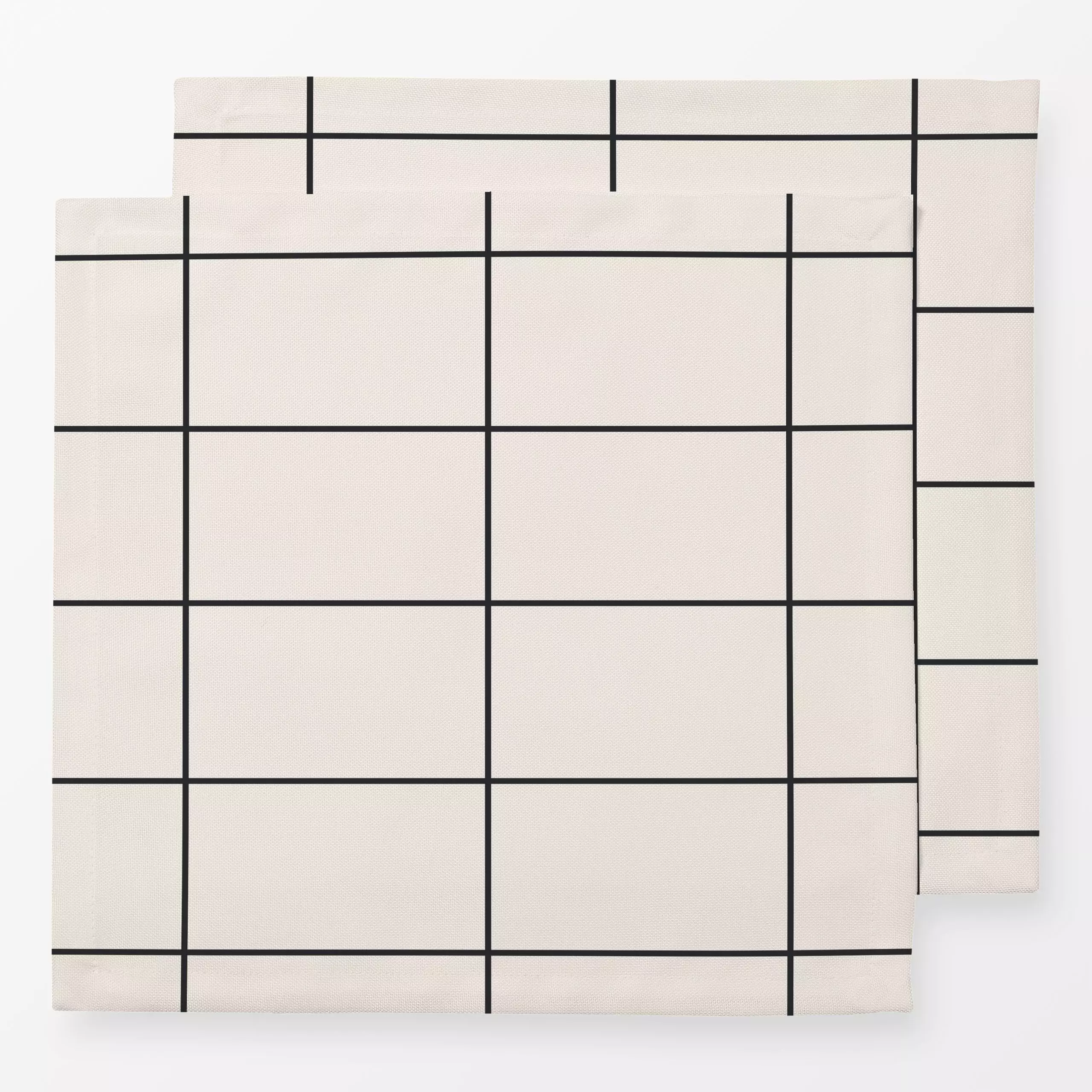 Servietten Karo - Weihnachten, Symbole & Muster - von „Julia Schumacher"; minimal, Karo, gitter, Karos, kariert, colorful, c...