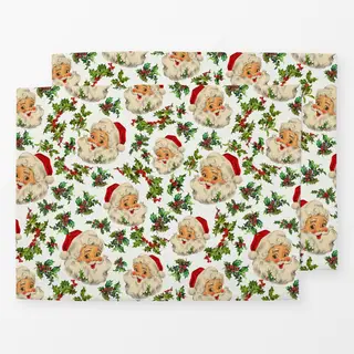 Tischset Historische Weihnachtsmänner