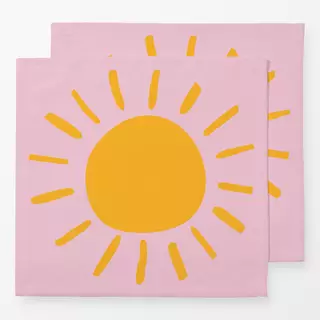 Servietten Sonne
