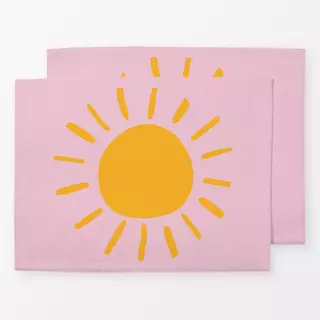 Tischset Sonne