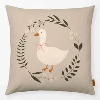 Kissen Kranz Ente Frühling