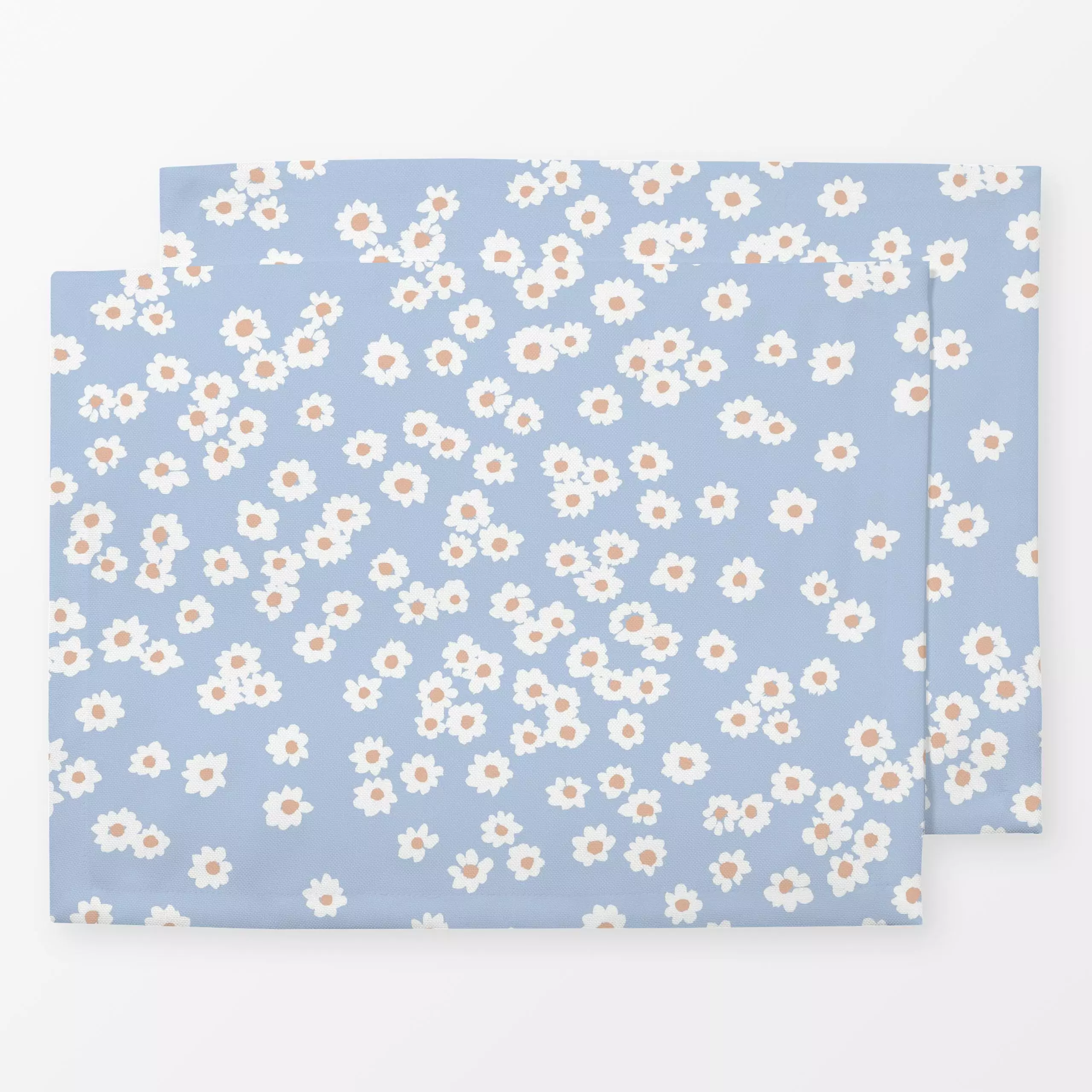 Tischset Gänseblümchen - Blumen & Florales, Frühling - von „Julia Schumacher"; allover, Garten, Wiese, frisch, romantisch, F...