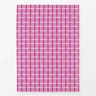 Geschirrtücher Grid rosa-rot-lilac