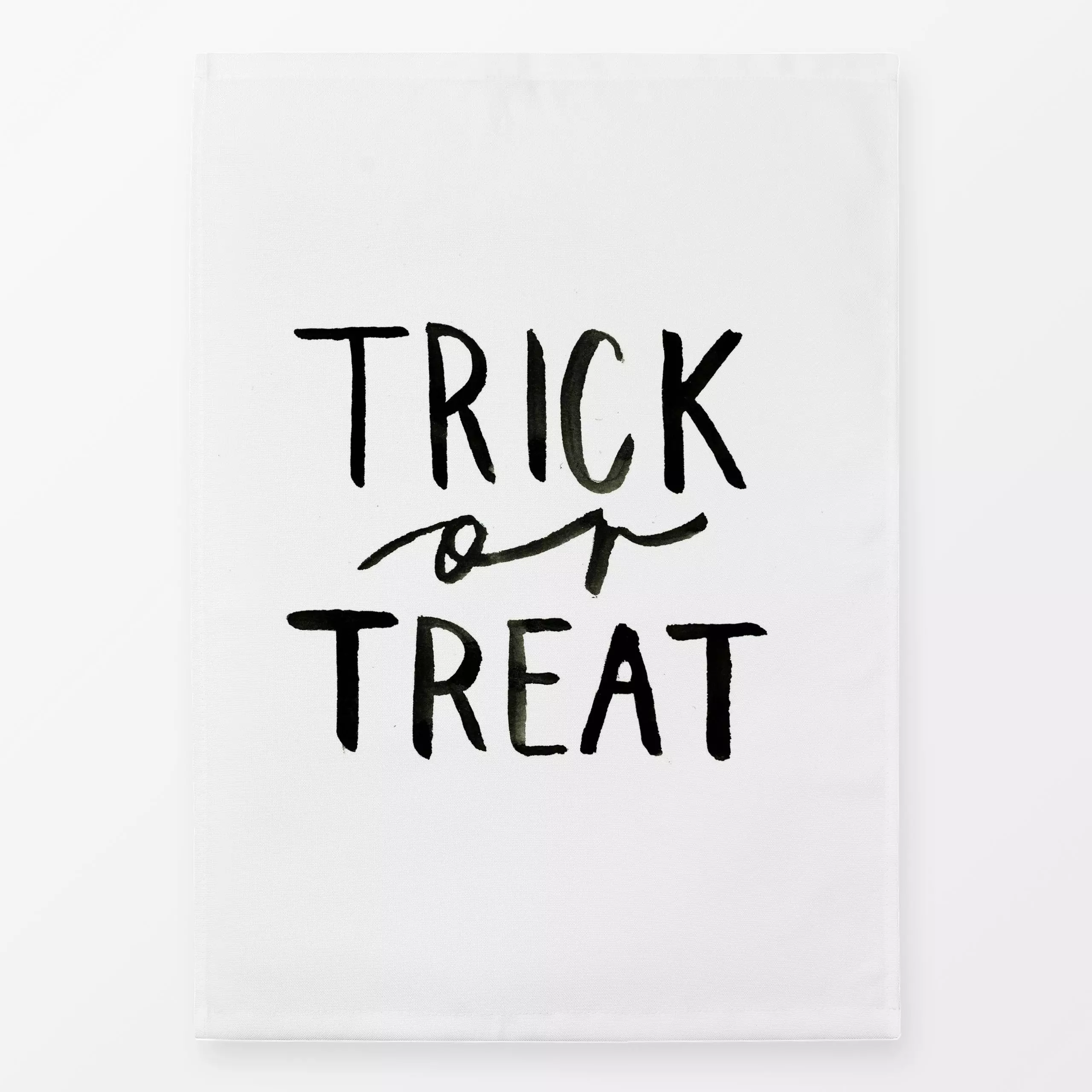 Geschirrtücher Halloween Trick or Treat - Herbst, Anlässe - von „Lena Yokota"; Lettering, Handlettering, lenayokota, Hallowe...