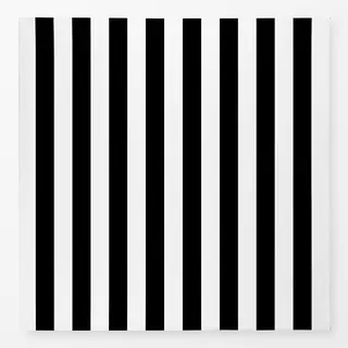 Tischdecke Simple Stripes Black And White