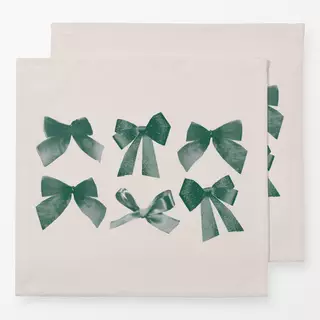 Servietten Schleifen Grün