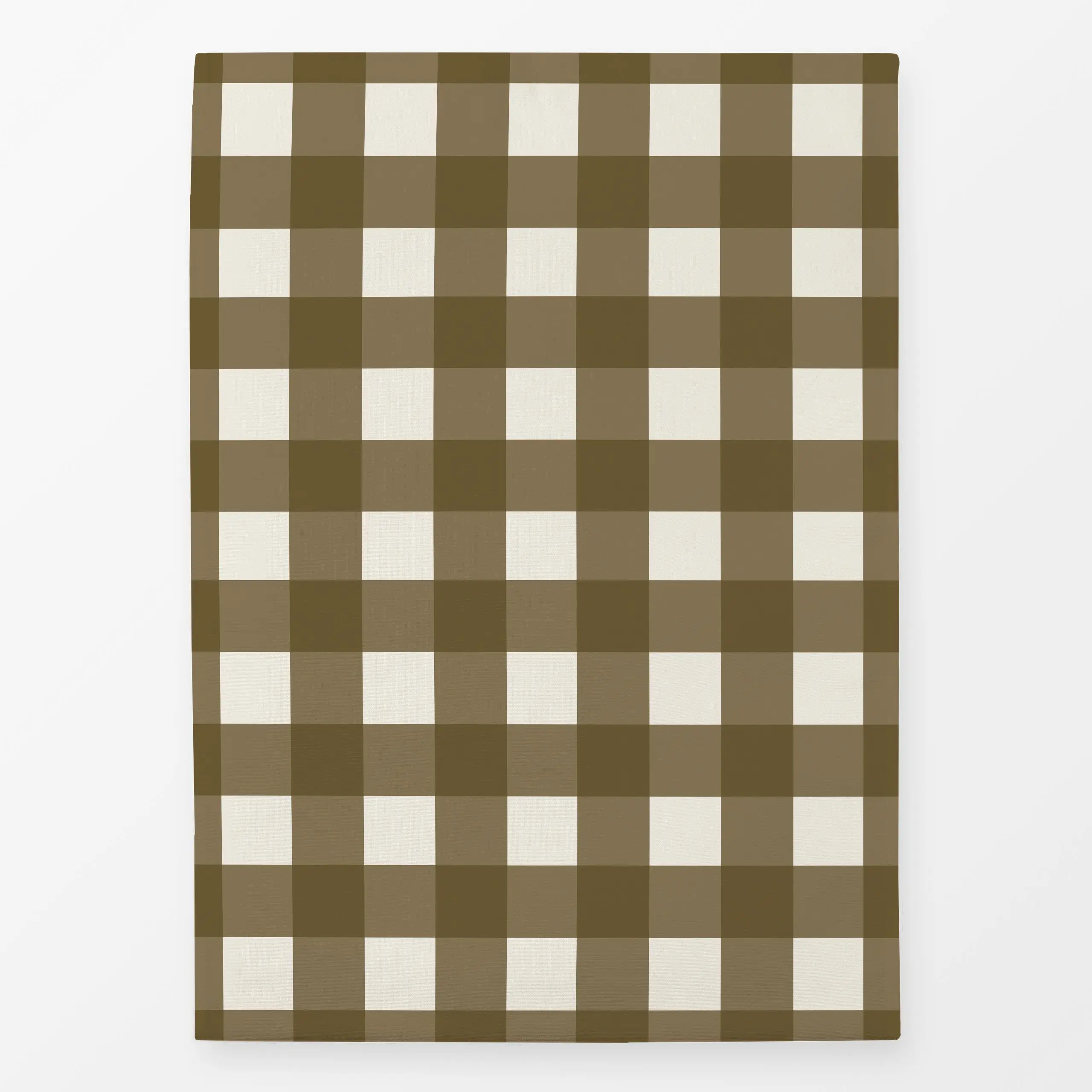 Geschirrtücher Olive Gingham - Symbole & Muster - von „Anna Petersen"; Herbst, landhaus, kariert, gingham, checks, spring, t...