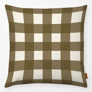 Kissen Olive Gingham