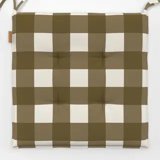 Sitzkissen Olive Gingham