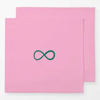 Servietten Infinity pink