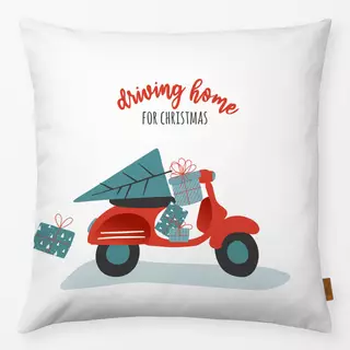 Kissen Holy Jolly Driving Home For