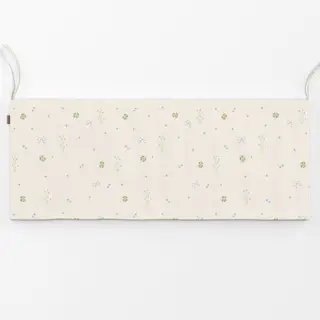 Bankauflage Klee Schleifen Blumen