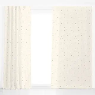 Dekovorhang Klee Schleifen Blumen