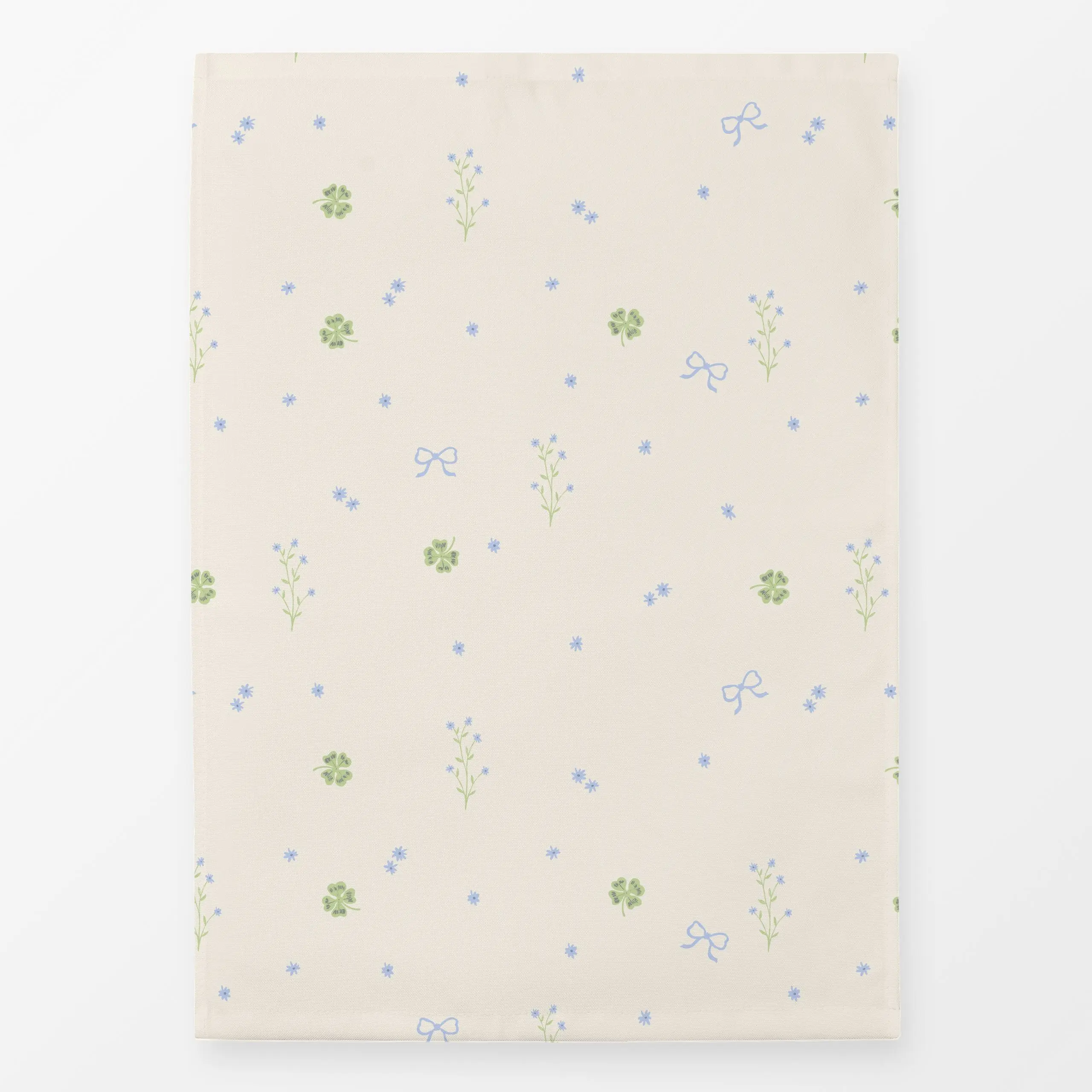 Geschirrtücher Klee Schleifen Blumen - Blumen & Florales - von „Anna Petersen"; Streifen, Kissen, Kinderzimmer, Geschenk, he...