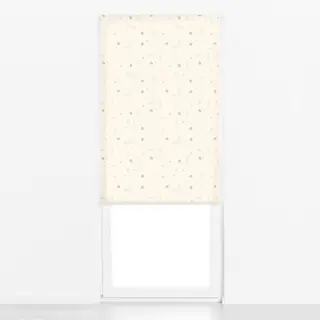 Raffrollo Klee Schleifen Blumen