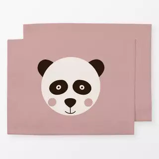 Tischset Panda rosa