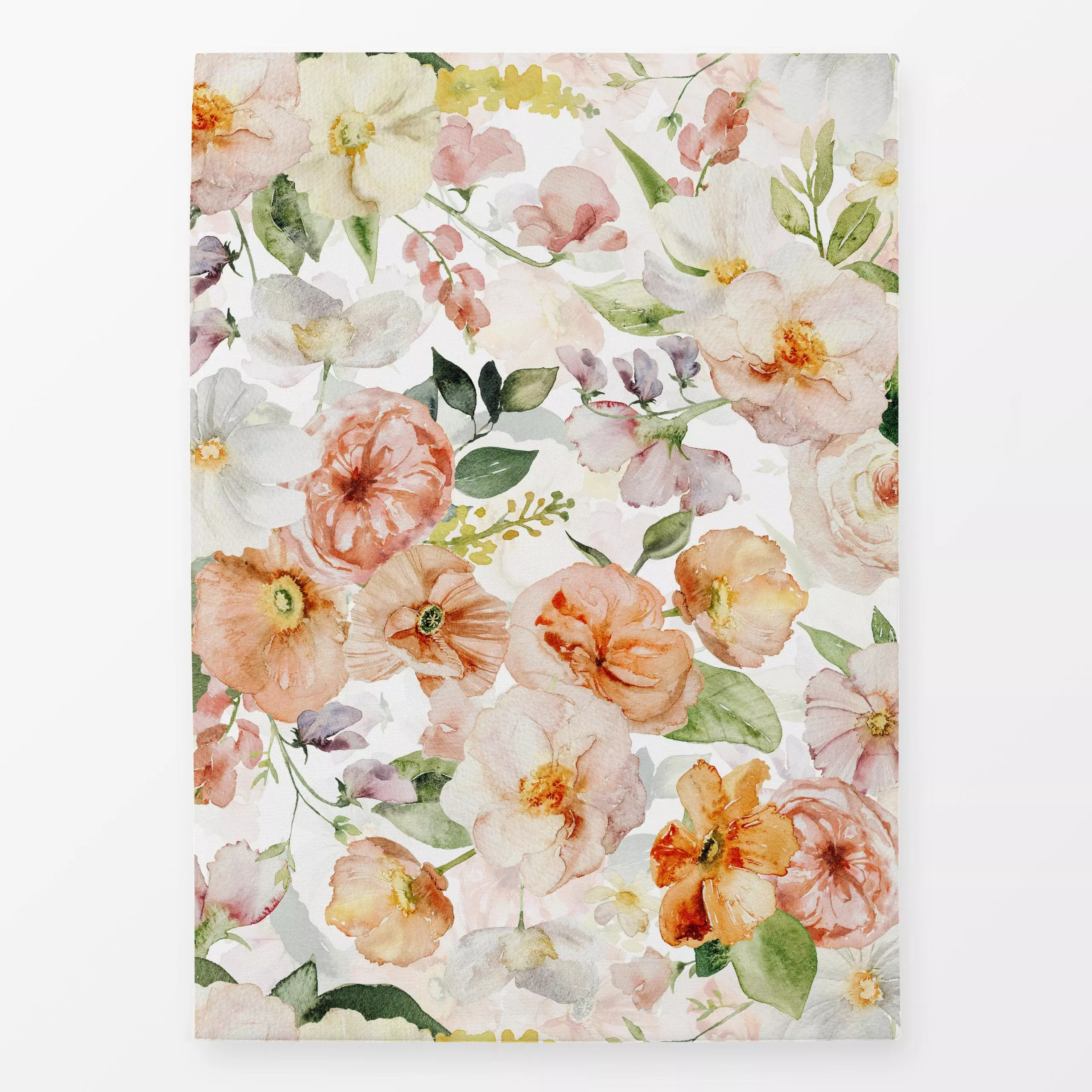 Geschirrtücher Sommerblumen Wiese 1 - Blumen & Florales, Sommer - von „Uta Naumann"; boho, Natur, skandinavisch, Blumen, Gar...