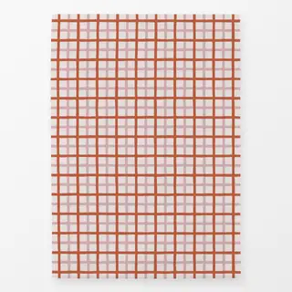 Geschirrtuch Karo Muster Beige Braun
