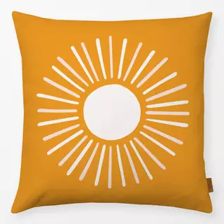 Kissen Sonne Wendekissen gelb beige