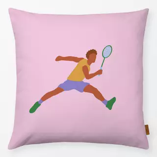 Kissen Badminton Player 2