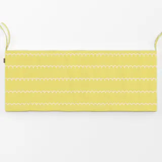 Bankauflage Wellige Streifen Gelb