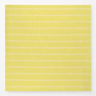 Tischdecke Wellige Streifen Gelb