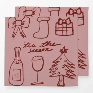 Servietten Tis The Season Holiday Pillow