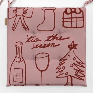 Sitzkissen Tis The Season Holiday Pillow