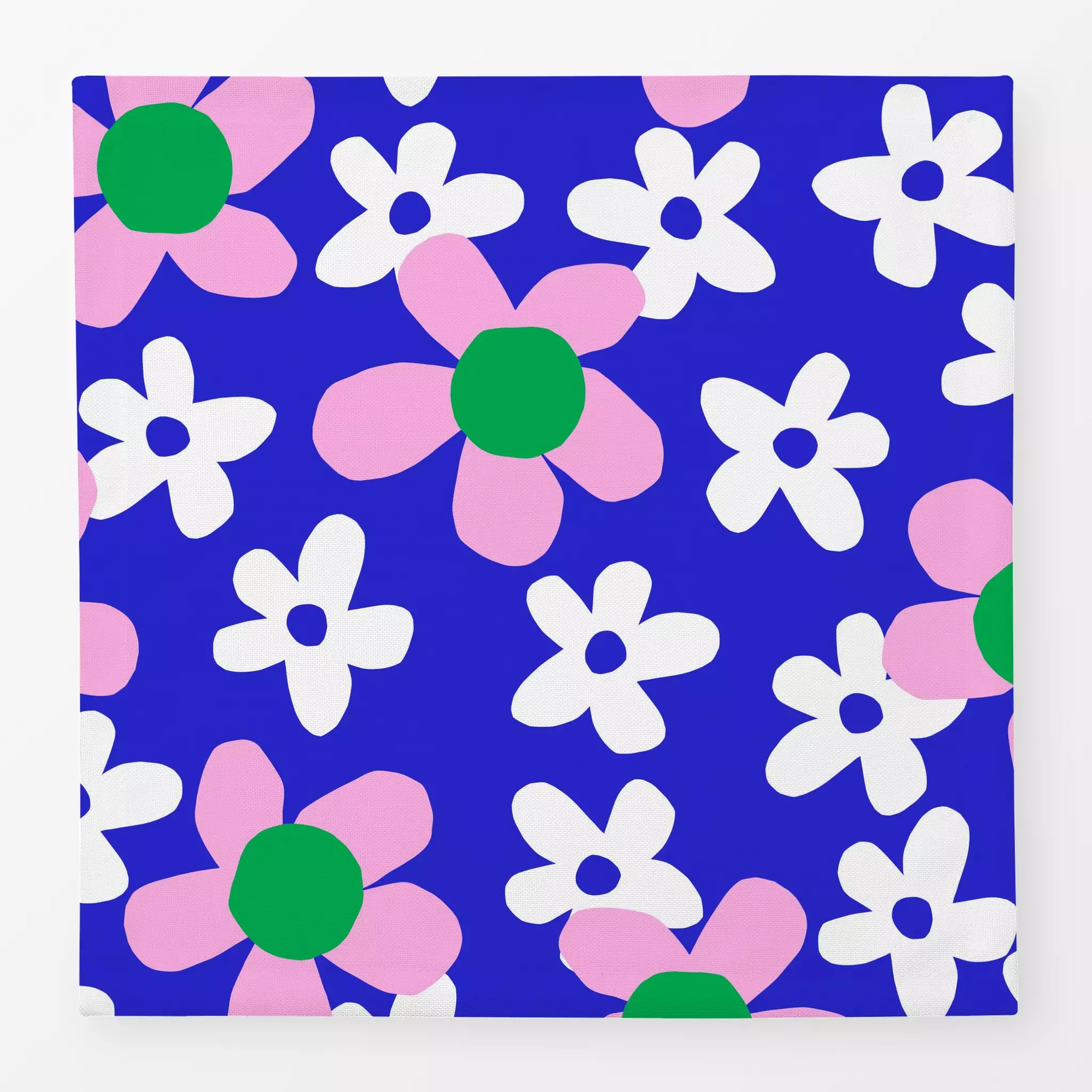 Servietten Bright blooms blue pink Bright blooms blue pink