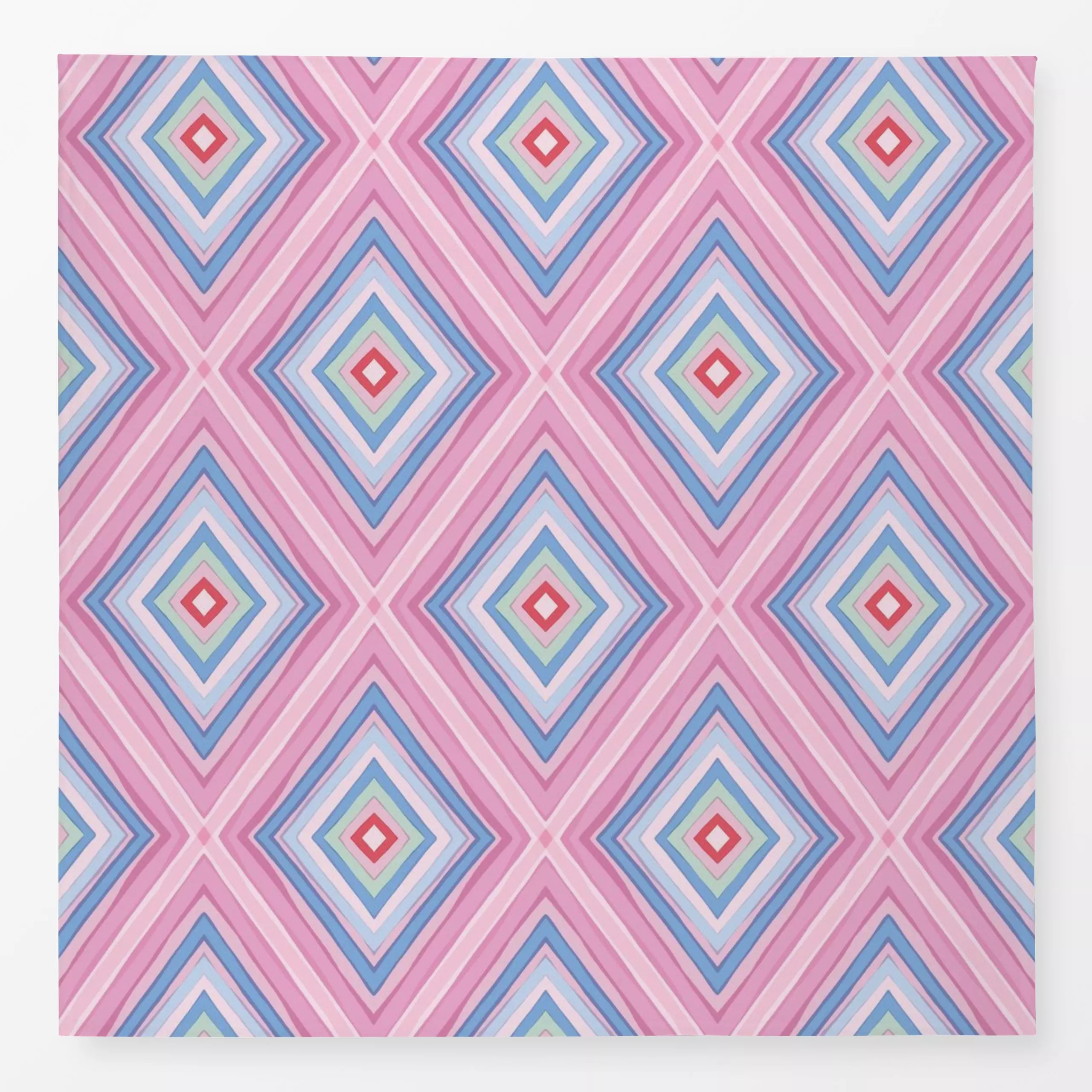 Tischdecke geometric diamonds, gemustert, Sommer, von Vivian Hasenclever