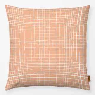 Kissen Karo peach fuzz