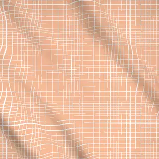 Meterware Karo peach fuzz